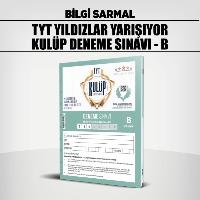 YILDIZLAR TYT DENEME KULÜBÜ SINAVI B - 25-26